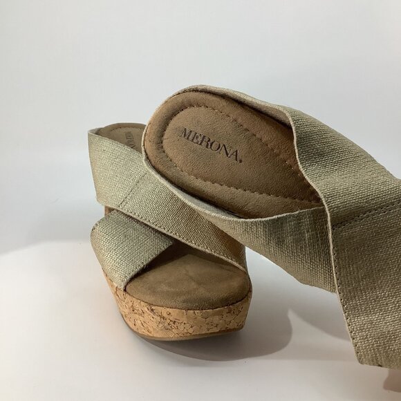 Merona Gold Wedges - Picture 4 of 8